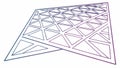 Abstract Geometric Triangular Grid Pattern, Futuristic Design, vector design Generative AI Royalty Free Stock Photo