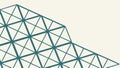 Abstract Geometric Triangular Grid Pattern, Interconnected Design, vector design Generative AI Royalty Free Stock Photo