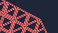 Abstract geometric triangular pattern in dark tones vector design Generative AI Royalty Free Stock Photo