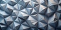Abstract geometric triangular pattern design with subtle light and shadow variations creating a textured surface. Generative AI Royalty Free Stock Photo