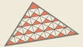 Abstract Geometric Triangular Pattern Design Vector Graphic, vector design Generative AI Royalty Free Stock Photo
