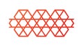 Abstract Geometric Triangular Pattern, Dynamic Overlapping, vector design Generative AI Royalty Free Stock Photo