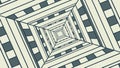 Abstract Geometric Tunnel Pattern Optical Illusion Vector, vector design Generative AI Royalty Free Stock Photo