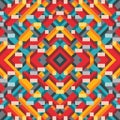 Abstract geometric vector background for presentation, booklet, website and other design project. Mosaic colored pattern.