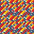 Abstract geometric vector background for presentation, booklet, website and other design project. Mosaic colored seamless pattern
