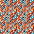 Abstract geometric vector background for presentation, booklet, website and other design project. Mosaic colored seamless pattern