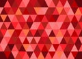 Abstract geometric vector background, triangle pattern