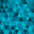 Abstract geometric vector background, triangle pattern