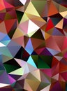 Abstract geometric vector polygon