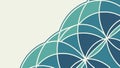 Abstract Geometric Wave Pattern, Dynamic Visual Art, vector design Generative AI Royalty Free Stock Photo