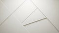 Abstract Geometric White Background with Angular Lines and Shadows 2ddd Royalty Free Stock Photo