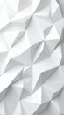 Abstract geometric white background featuring sharp low poly triangular facets and dynamic shadows Royalty Free Stock Photo