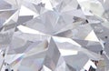 Abstract geometric white diamond multi layered background. 3d render model Royalty Free Stock Photo
