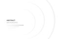 Abstract geometric white and gray gradient background. Modern and minimal white elements background. Vector illustration