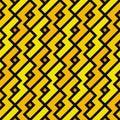 abstract geometric yellow lightning shape seamless pattern vector zigzag background template