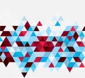 Abstract geometrical background with triangles Royalty Free Stock Photo