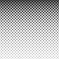 Abstract geometrical monochrome rounded square pattern background - vector illustration with diagonal squares Royalty Free Stock Photo