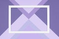 Abstract geometrical pastel purple and ultra violet paper flat lay background. Minimalism, geometry and symmetry template.