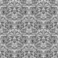 Polygonal seamless geometrical floral triangle pattern background Royalty Free Stock Photo