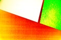 Abstract geometrical solid figures still life. Colorful three-dimensional pyramid prism rectangular cube arranged on