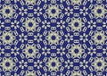 Abstract Geometrics Blue Background Repeat Printing Pattern for Fabrics Textile Web Wallpaper Carpet Surface Texture Cover Book