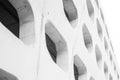 Abstract Geometry, Concrete forms create modern architectural textures and patterns Royalty Free Stock Photo