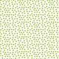 Abstract geometry pattern triangles are green in chaos. The triangular shape of small figures are directed in different Royalty Free Stock Photo
