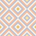 Abstract geometry in retro colors, diamond shapes geo pattern Royalty Free Stock Photo