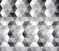 Abstract Geometry Seamless Pattern Background Black and White Royalty Free Stock Photo