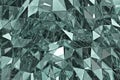 Abstract glass background. 3D render. Polygonal surface Royalty Free Stock Photo