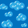 Abstract glass clouds background Royalty Free Stock Photo