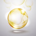 Abstract glass sphere Royalty Free Stock Photo