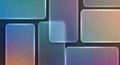 Colorful Glassmorphism Abstract Background with Translucent Panels Royalty Free Stock Photo