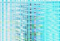 Abstract glitch artifact turquoise technology,  noise Royalty Free Stock Photo
