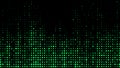 Abstract glitch background. Vector particle pattern. Corrupted code Royalty Free Stock Photo