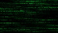 Abstract glitch background. Vector particle pattern. Corrupted code. Computer Virus