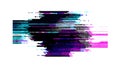 Abstract Glitch: Digital Art with Colorful Static Noise, vector design Generative AI Royalty Free Stock Photo