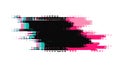 Abstract Glitch Effect Background Vector Graphic Design, vector design Generative AI Royalty Free Stock Photo