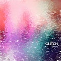 Abstract glitch textured background. Corrupted vector image. Colorful abstract background for your modern designs Royalty Free Stock Photo