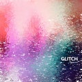 Abstract glitch textured background. Corrupted vector image. Colorful abstract background for your modern designs