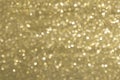Sparkly glitter, golden background bokeh effect Royalty Free Stock Photo
