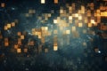 abstract glitter vintage abstract lights background. gold, silver, blue and black. de-focused Royalty Free Stock Photo