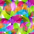 Abstract Glittered Multicolored Spotted Geometric Bokeh Light Pattern Background