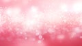 Abstract glitters blurred modern pink Christmas background with sparkles and shiny bokeh copy space ai generated