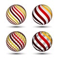 Abstract globes