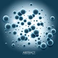 Abstract glossy balls. Royalty Free Stock Photo
