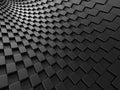Abstract Glossy Dark Cubes Background Royalty Free Stock Photo
