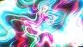 Abstract glow energy background with visual illusion and wave effects, 3d render computer generating