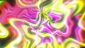 Abstract glow energy background with visual illusion and wave effects, 3d render computer generating