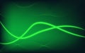 Abstract glow modern background with gradien green theme Royalty Free Stock Photo